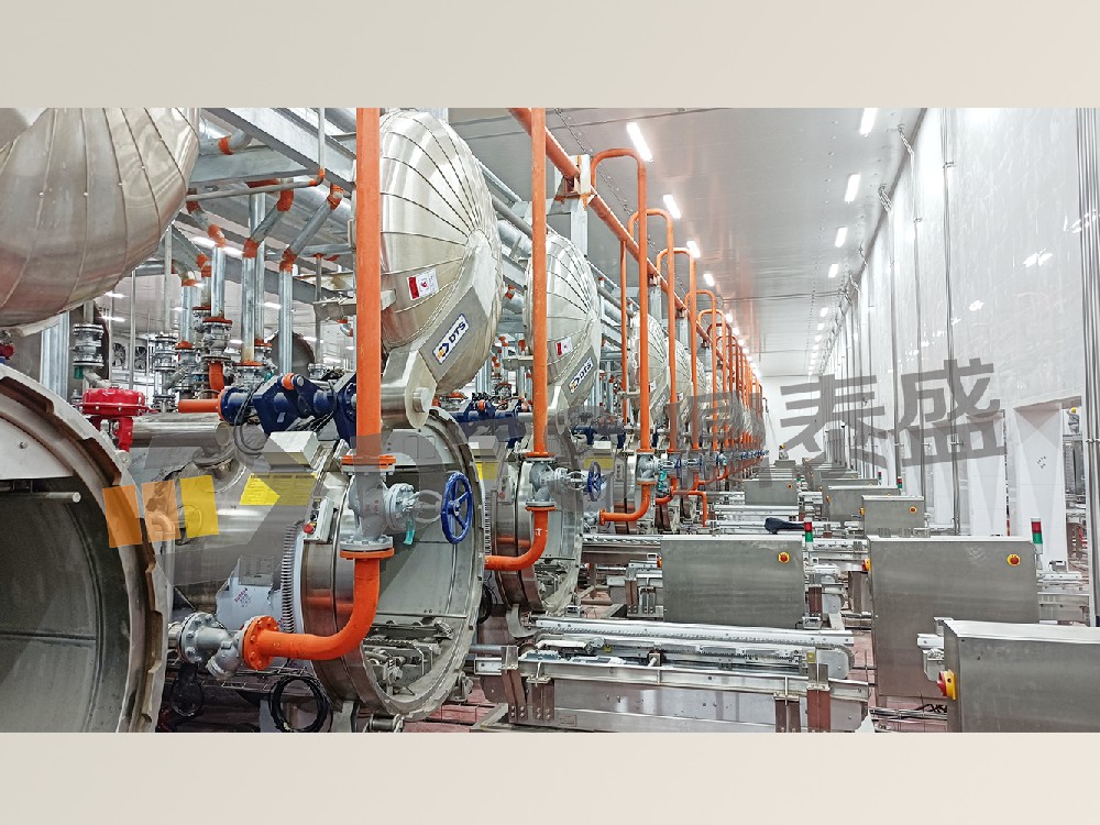 食品杀菌整线现场